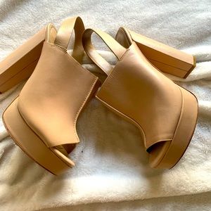 BCBG Platform Slingbacks